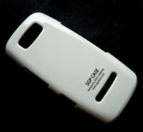 Твърд предпазен гръб SGP за Nokia Asha 305 / Nokia Asha 306 бял